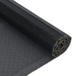 Tapis rectangulaire noir 60x500 cm bambou – Image 3