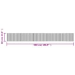 Tapis rectangulaire marron 60x500 cm bambou – Image 6