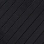 Tapis rectangulaire noir 70x400 cm bambou – Image 5