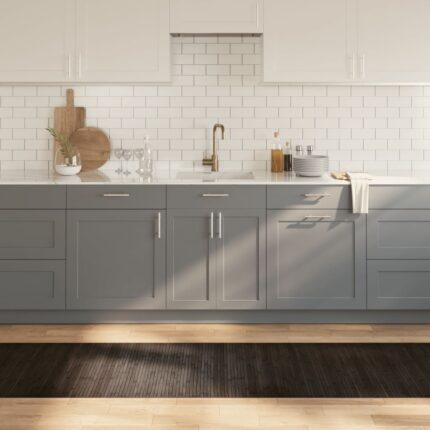 Tapis rectangulaire marron foncé 70x400 cm bambou