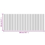 Tapis rectangulaire noir 80x200 cm bambou – Image 6