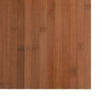 Tapis rectangulaire marron 100x200 cm bambou – Image 4