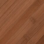Tapis rectangulaire marron 100x200 cm bambou – Image 5