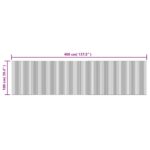 Tapis rectangulaire noir 100x400 cm bambou – Image 6