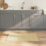 Tapis rectangulaire naturel clair 60x100 cm bambou