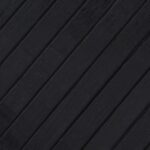 Tapis rectangulaire noir 60x200 cm bambou – Image 5