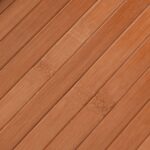 Tapis rectangulaire marron 60x400 cm bambou – Image 5