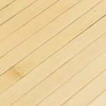 Tapis rectangulaire naturel clair 70x200 cm bambou – Image 5