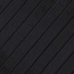 Tapis rectangulaire noir 70x400 cm bambou – Image 5