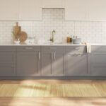 Tapis rectangulaire naturel clair 70x500 cm bambou