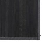 Tapis rectangulaire gris 80x500 cm bambou – Image 4