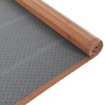 Tapis rectangulaire naturel 80x1000 cm bambou – Image 3