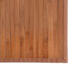 Tapis rectangulaire naturel 80x1000 cm bambou – Image 4