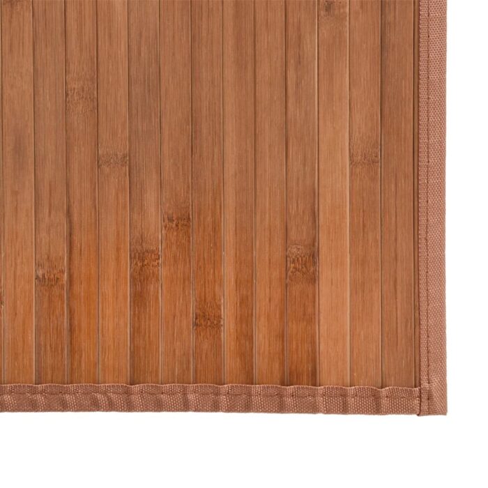 Tapis rectangulaire naturel 80x1000 cm bambou – Image 4