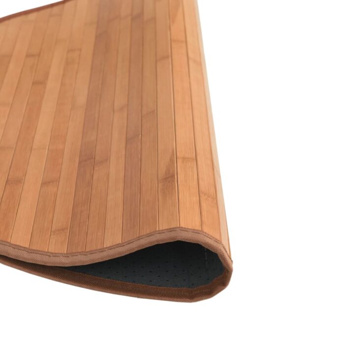 Tapis rond naturel 60 cm bambou – Image 2