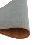 Tapis rond marron 60 cm bambou – Image 3