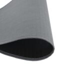Tapis rond gris 60 cm bambou – Image 3