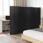 Cloison de séparation gris 165x600 cm bambou