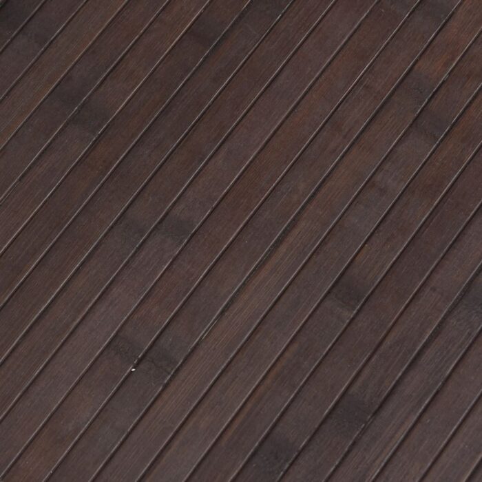 Cloison de séparation marron foncé 165x600 cm bambou – Image 6