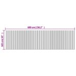 Cloison de séparation blanc 165x600 cm bambou – Image 7