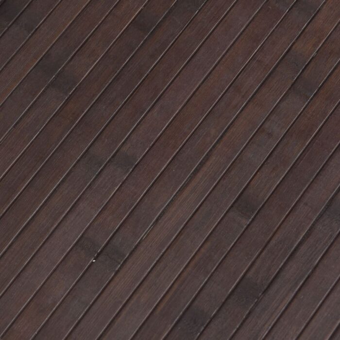 Cloison de séparation marron foncé 165x800 cm bambou – Image 6