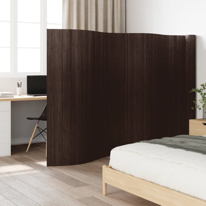 VXL8721012370357_m_en_hd_1.jpg Cloison de séparation marron foncé 165x800 cm bambou – Image 1