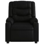 Fauteuil inclinable Noir Similicuir – Image 4
