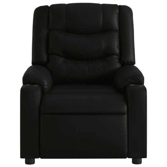 Fauteuil inclinable Noir Similicuir – Image 4
