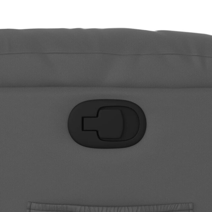Fauteuil inclinable Gris Similicuir – Image 7