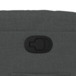 Fauteuil inclinable Gris foncé Tissu – Image 7