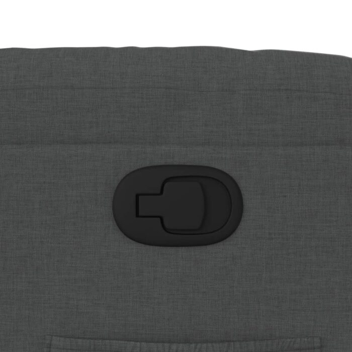 Fauteuil inclinable Gris foncé Tissu – Image 7