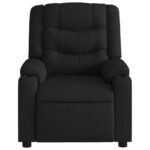 Fauteuil inclinable Noir Tissu – Image 4