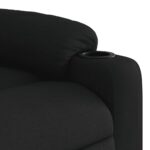 Fauteuil inclinable Noir Tissu – Image 6