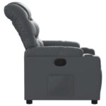 Fauteuil inclinable Gris Similicuir – Image 5