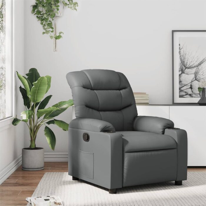 VXL8721012370937_m_en_hd_1.jpg Fauteuil inclinable Gris Similicuir – Image 1