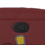 Fauteuil de massage inclinable Rouge bordeaux Similicuir – Image 8