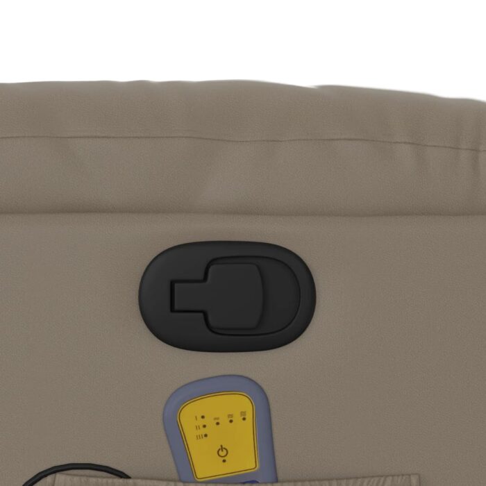 Fauteuil de massage inclinable Cappuccino Similicuir – Image 8