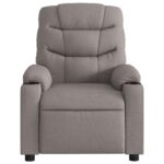 Fauteuil inclinable Taupe Tissu – Image 4