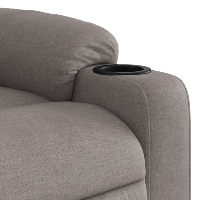 Fauteuil inclinable Taupe Tissu – Image 6