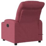 Fauteuil de massage inclinable Rouge bordeaux Tissu – Image 2