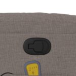 Fauteuil de massage inclinable Taupe Tissu – Image 8