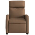 Fauteuil inclinable Marron Tissu – Image 4