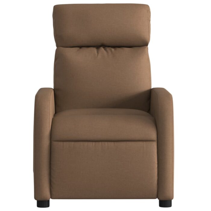 Fauteuil inclinable Marron Tissu – Image 4