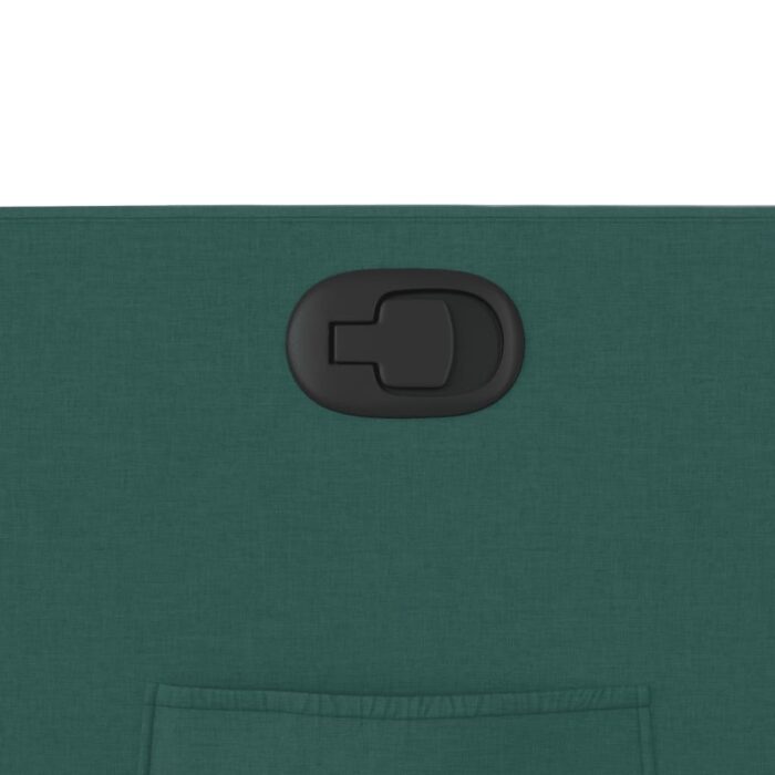 Fauteuil inclinable Vert foncé Tissu – Image 7