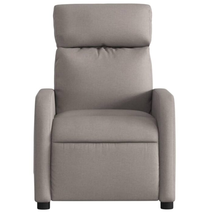 Fauteuil de massage inclinable Taupe Tissu – Image 5
