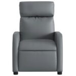 Fauteuil inclinable Gris Similicuir – Image 4
