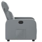 Fauteuil inclinable Gris Similicuir – Image 5