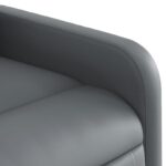 Fauteuil inclinable Gris Similicuir – Image 6