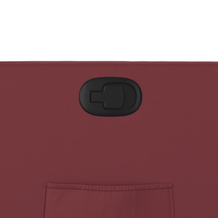 Fauteuil inclinable Rouge bordeaux Similicuir – Image 7