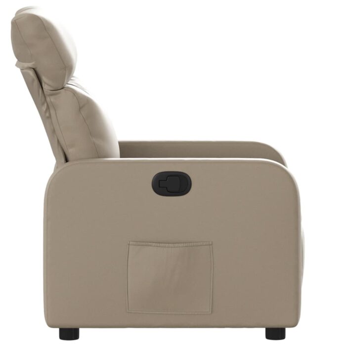 Fauteuil inclinable Cappuccino Similicuir – Image 5
